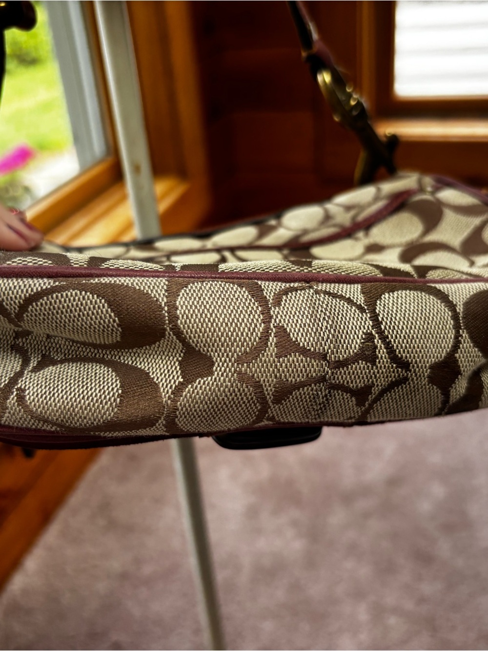 Coach 2004 Fall Special Edition Signature Suede and Canvas Bag EUC - Picture 11 of 11